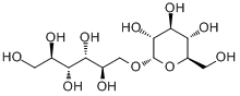 1-O-α-D-吡喃葡萄糖-D-甘露糖醇二水合物分子式结构图