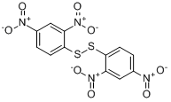 双(2,4-二硝基苯)二硫化碳分子式结构图