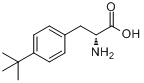D-4-叔丁基苯丙氨酸分子式结构图