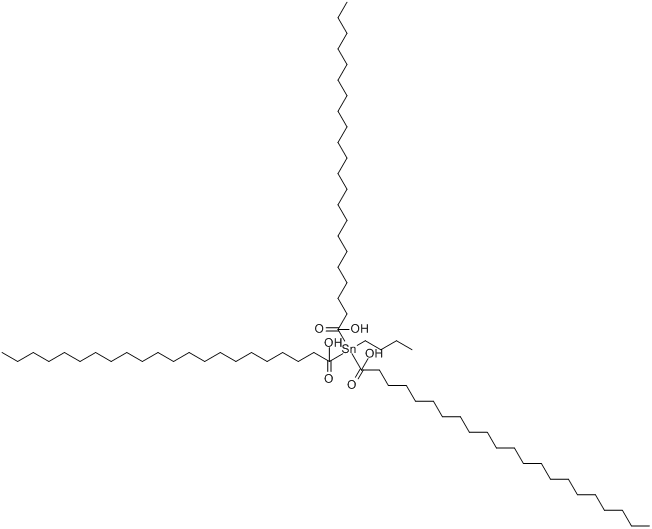 丁基三[(二十二烷酰基)氧基]锡;丁基三[(二十二烷酰基)氧基]锡;分子式结构图