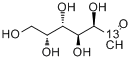 D-半乳糖-1-13C分子式结构图