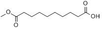 癸二酸单甲酯分子式结构图