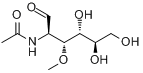 3-O-甲基-N-乙酰基-D-葡萄糖胺分子式结构图