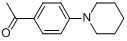 4-哌啶苯乙酮;对哌啶基苯乙酮;N-(4-乙酰基苯基)哌啶分子式结构图