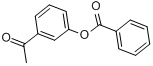 间苯甲酰氧基苯乙酮;间苯甲酰氧基苯乙酮;分子式结构图