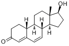 6-去氢诺龙分子式结构图