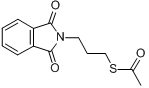 N-(-3-乙酰丙基硫氧嘧啶)邻苯二甲酰亚胺分子式结构图