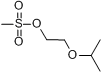 甲磺酸2-异丙氧乙酯;2-异丙氧基乙基甲烷磺酸盐分子式结构图