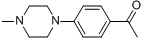 4-(4-甲基哌嗪基)苯乙酮分子式结构图