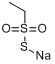 乙硫代磺酸钠分子式结构图