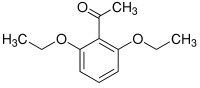 2,6-二乙氧基乙酰苯分子式结构图