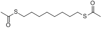 1,8-辛二硫醇二乙酸酯分子式结构图