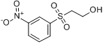 2-(3-硝基苯磺酰)乙醇;2-(3-硝基苯磺酸基)乙醇;间硝基苯基-β-羟乙基砜分子式结构图