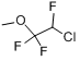 2-氯-1,1,2-三氟乙基甲醚;2-氯-1，1，2-三氟乙基甲醚分子式结构图