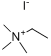 乙基三甲基碘化胺分子式结构图