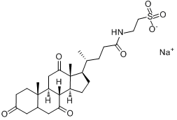 Sodium taurodehydrocholate分子式结构图