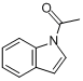 1-乙酰吲哚;1-乙酰吲哚;N-乙酰基吲哚;N-乙醯吲哚分子式结构图