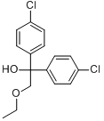 乙氧杀螨醇;1，1-双(对氯苯基)-2-乙氧基乙醇分子式结构图