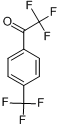 4-(四氟甲基)-a,a,a-三氟苯乙酮分子式结构图