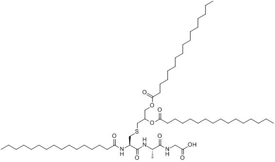 聚丙烯酰胺3-半胱氨酸甘氨酸羟基分子式结构图