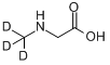 N-甲基-d3-甘氨酸;Sarcosine-d3 (methyl-d3);N－甲基甘氨酸-d3 (甲基-d3)分子式结构图