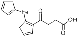 二茂铁羰基丙酸分子式结构图