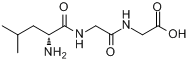D-亮氨酰甘氨酰甘氨酸分子式结构图