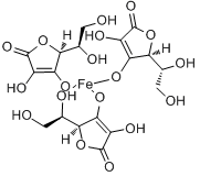 L(+)-抗坏血酸亚铁盐;L(+)-抗坏血酸亚铁盐;维生素C亚铁盐分子式结构图