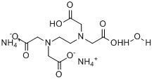二铵乙二胺四乙酸水合物分子式结构图