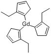 四(乙基环戊二烯基)钆(III)分子式结构图