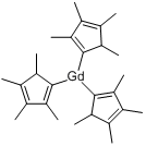 Tris(tetramethylcyclopentadienyl)gadolinium, min.分子式结构图