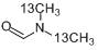 N,N-二甲基甲酰胺-羰基-13C分子式结构图