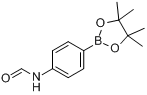 N-[4-(4,4,5,5-四甲基-1,3,2-二氧杂硼烷-2-基)苯基]甲酰胺;4-(甲酰胺基)苯硼酸频哪醇酯分子式结构图