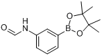 N-[3-(4,4,5,5-四甲基-1,3,2-二氧杂硼烷-2-基)苯基]甲酰胺;3-(甲酰胺基)苯硼酸频哪醇酯分子式结构图