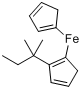 特戊基二茂铁;(1,1-二甲基丙基)二茂铁分子式结构图