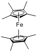 双(四甲基环戊二烯)铁分子式结构图