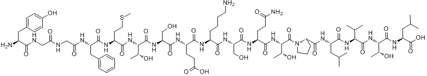 r－内啡肽分子式结构图