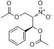 种衣酯;(1RS，2RS)-2-硝基-1-苯基三甲撑双醋酸酯分子式结构图