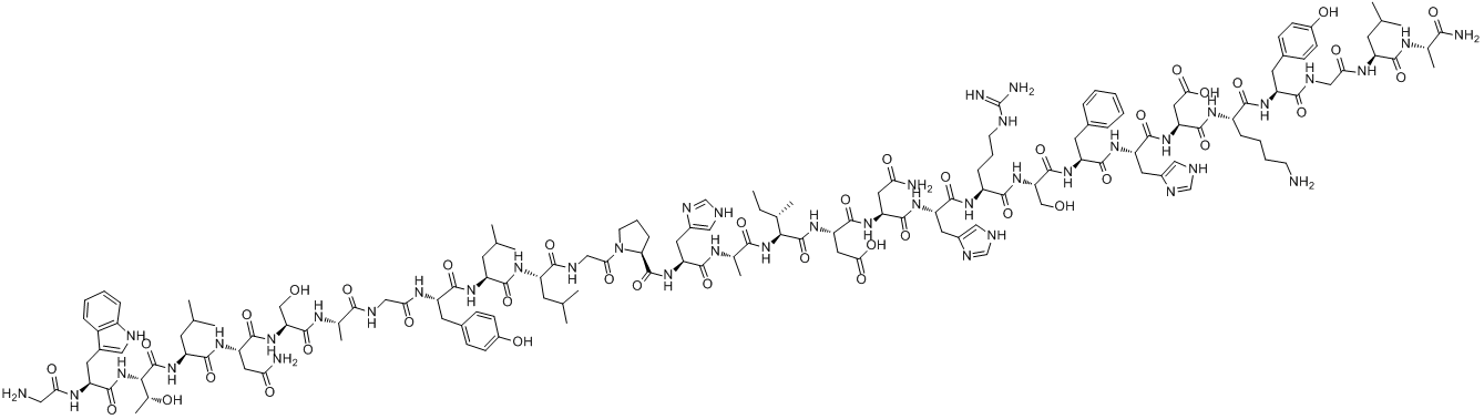 神经节肽(抗原)分子式结构图