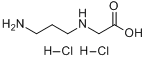 N-(3-氨丙基)甘氨酸二盐酸盐分子式结构图