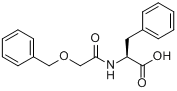 N-[(苯基甲氧基)乙酰基]-L-苯丙氨酸分子式结构图