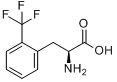 2-三氟甲基-L-苯丙氨酸; L-2-三氟甲基苯丙氨酸分子式结构图