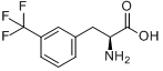 3-三氟甲基-L-苯丙氨酸; L-3-三氟甲基苯丙氨酸分子式结构图