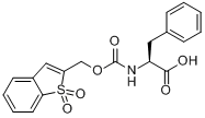 N-Bsmoc-L-苯基丙氨酸;N-L-苯基丙氨酸分子式结构图