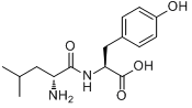 D-亮氨酰-L-酪氨酸水合物分子式结构图