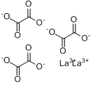 草酸镧(III)十水合物分子式结构图