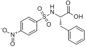 N-(4-硝基苯基亚磺酰基)-L-苯丙氨酸分子式结构图