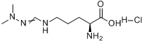 NG,NG(asym.-)-二甲基-L-精氨酸二氯化氢分子式结构图