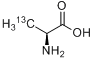 L-丙氨酸-3-13C分子式结构图