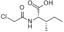 氯乙酰基-L-异亮氨酸分子式结构图